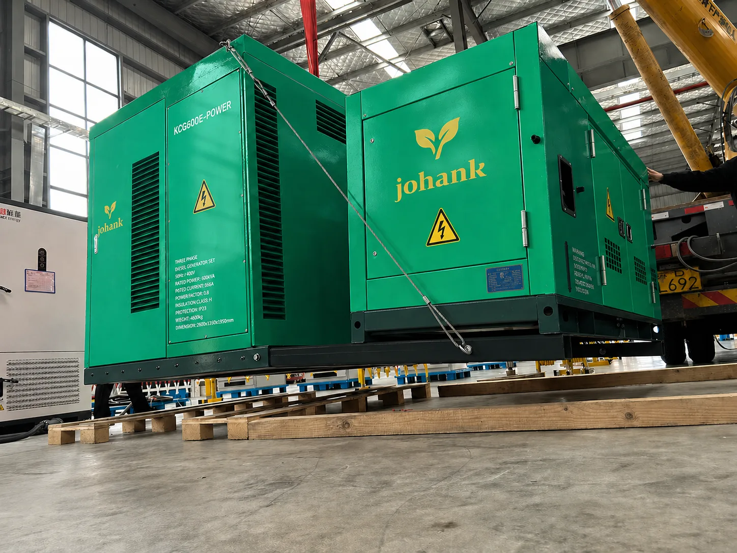 ENERGYPACK units in the factory under single-point lift